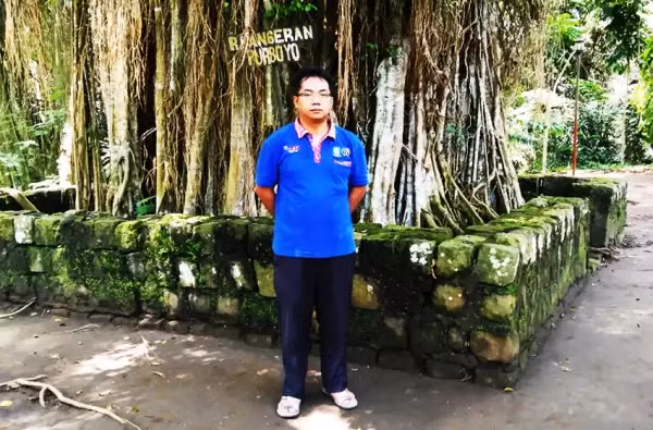 Saya saat berada di kawasan pegunungan Tidar Kotamadya Magelang Jawa Tengah